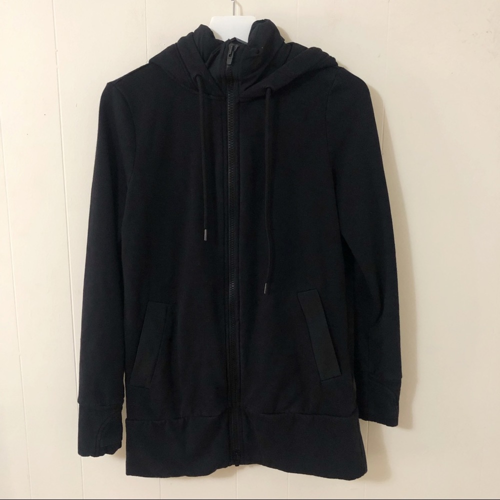 Athleta Victory Primaloft long black hoodie (XXS) - Picture 2 of 10